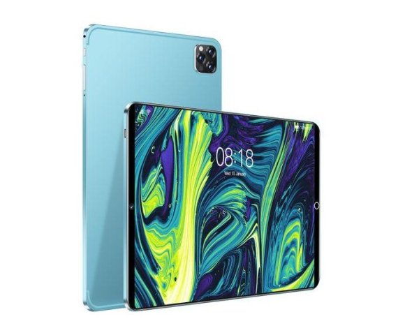 10.1-inch Blue Tablet with Octa-Core Dual SIM, 6GB RAM, and 64GB Storage