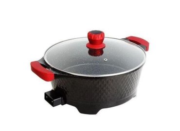 10L Black Granite Coated Nonstick Electric Multi-Purpose Pot