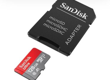 128GB Micro SD Card with Adapter – Black