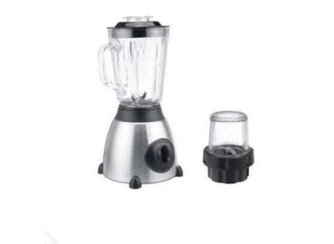 1.5L Glass Electric Blender – 400W – Silver/Black