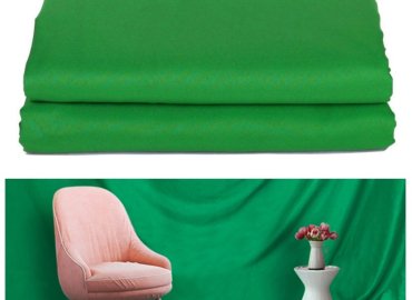 2×1.5M Foldable Green Screen Backdrop for Photography and Video Studio – Ideal for Chroma Key Shots