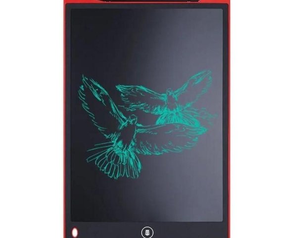 8.5-Inch Red LCD Writing Tablet for Kids