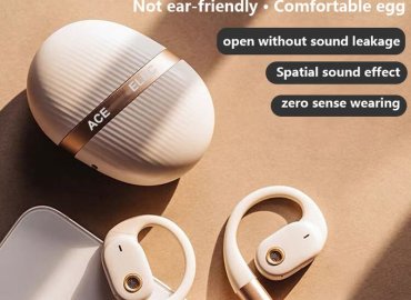Ace Elec ACE Wireless Bluetooth Noise-Canceling Ear-Hook Headphones