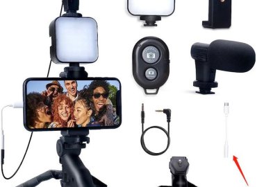 Adjustable Tripod and Stabilizer Phone Vlog Video Kit