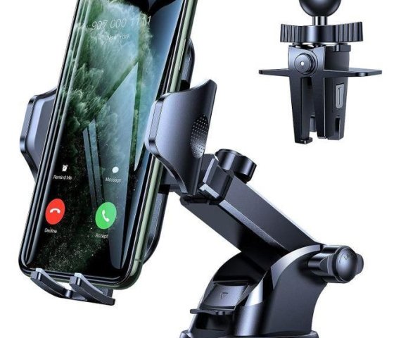 Black 3-in-1 Car Phone Holder