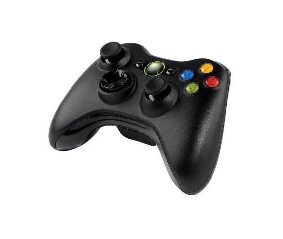 Black Bluetooth Gamepad for Wireless Xbox 360 Controller