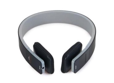 Black BQ618 Wireless Bluetooth Smart Headphones