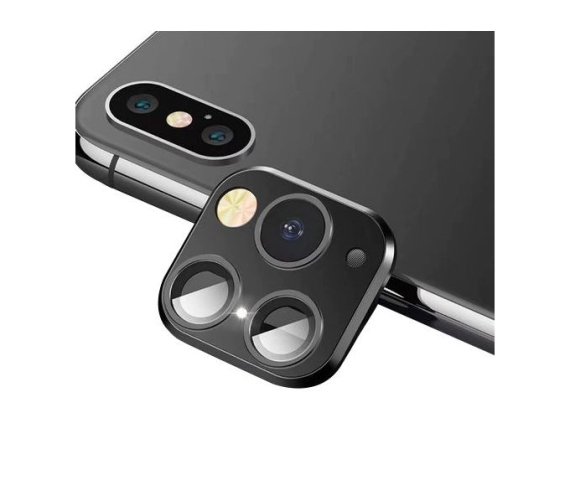 Black Camera Lens Converter for iPhone X / XS to 11 Pro