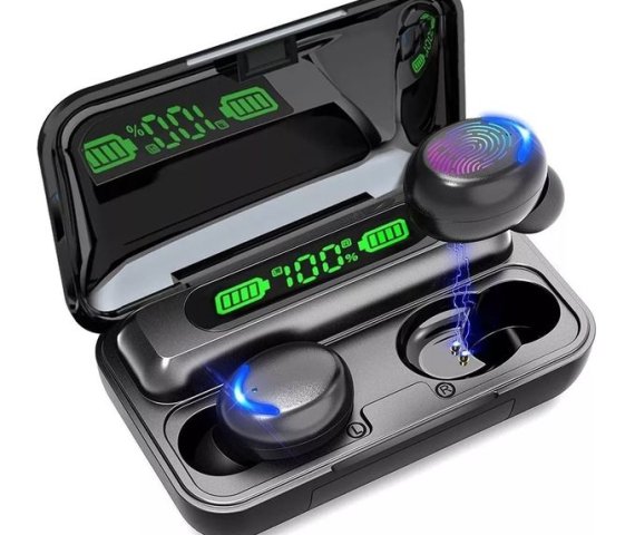 Black F9-36 Wireless Stereo Earbuds