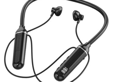 Black Neckband Headphones