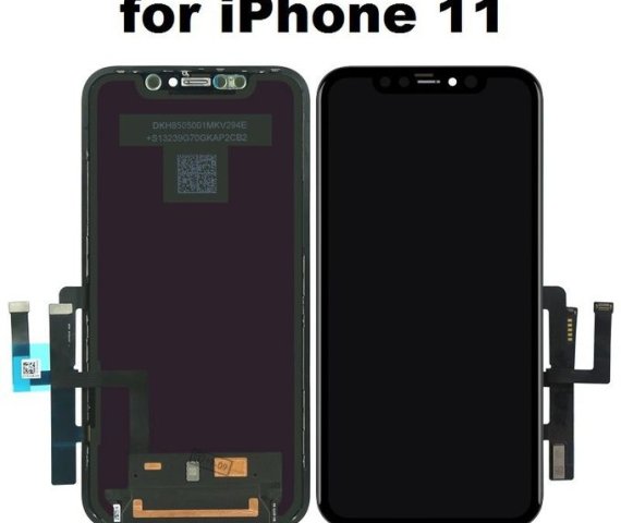 Black OLED Display and Touchscreen Replacement for iPhone 11