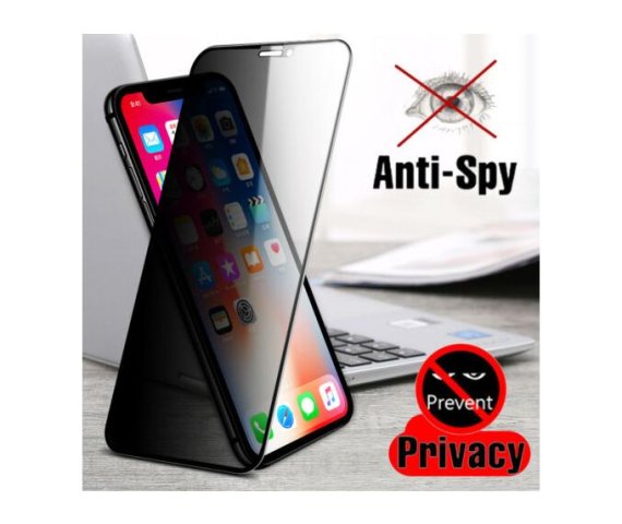 Black Privacy Glass Screen Protector for iPhone X/XS