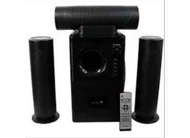 Black Professional 3.1 Channel Subwoofer System