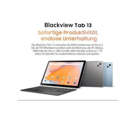 Blackview Tab 13 Smart Tablet – 10.1 inch, 6GB RAM, 128GB Storage