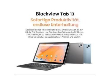 Blackview Tab13 10.1-inch Smart Tablet with 6GB RAM and 128GB Storage