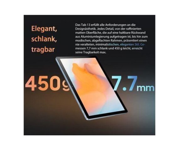 Blackview Tab13 10.1-Inch Smart Tablet with 6GB RAM and 128GB Storage