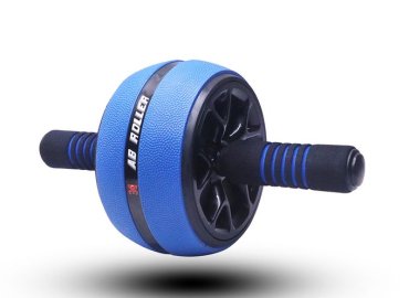 Blue Abdominal Roller for Muscle Training