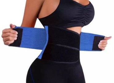 Blue/Black Adjustable Waist Trainer and Hot Shaper by JMA