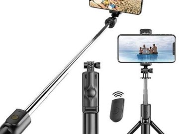 Bluetooth Remote-Controlled Handheld Selfie Stick Tripod