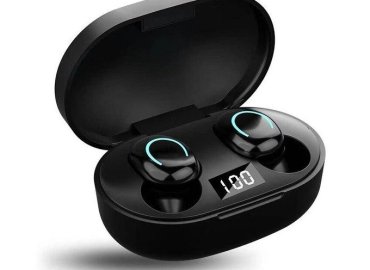 Buds 4 Mini TWS Bluetooth Earphones – Wireless In-Ear Pro Pods with Digital Display, Ideal for Sports and Gaming, Hi-Fi Stereo Sound with Microphone