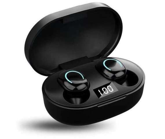 Buds 4 Mini TWS Bluetooth Earphones – Wireless In-Ear Pro Pods with Digital Display, Ideal for Sports and Gaming, Hi-Fi Stereo Sound with Microphone