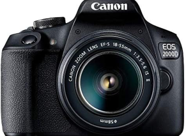 Canon 2000D Camera with 18-55mm Lens