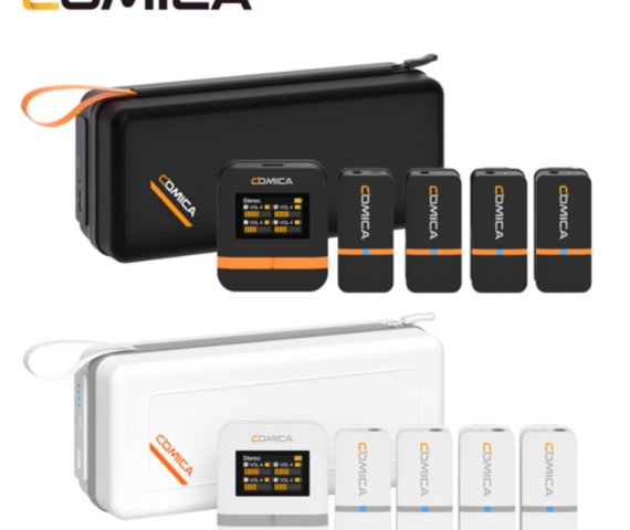 Comica Vimo Q4 Mini Lapel Microphone with 4 Channels