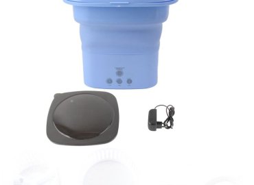 Compact Foldable Mini Washing Machine for Portable Laundry