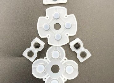 Conductive Silicone Rubber Pads for DualShock 4 Controllers: Compatible with PS4 Models JDS-001, JDS-011, JDS-030, JDM-050, and JDM-055 (L2 R2 Buttons)