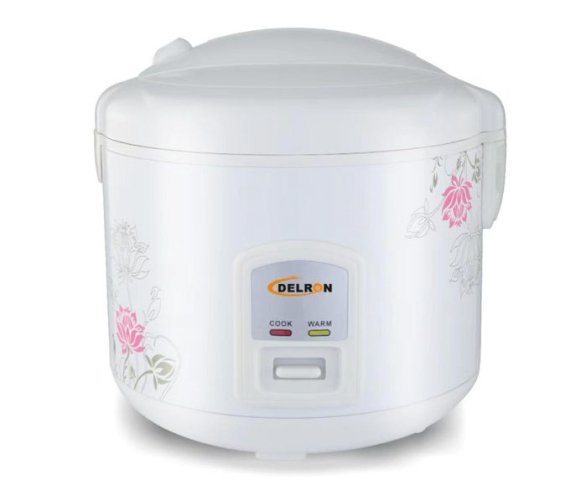 Delron DRC – 18 Rice Cooker – 1.8L – White
