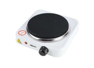 Delron White Single Electric Hot Plate Cooker