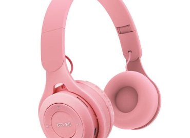 Foldable Bluetooth Gaming Stereo Headset with Microphone (Pink)