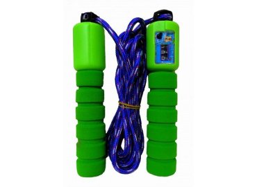 Green Adjustable Professional Jump Rope with Counter