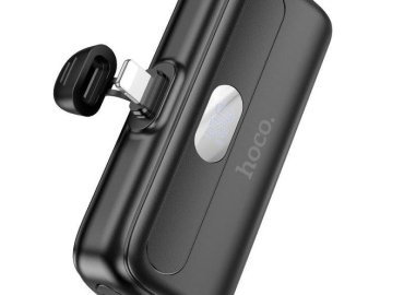 Hoco J116 Cool Charging Power Bank – 5000mAh for iPhone Lightning – Black