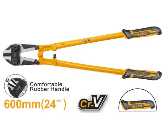 Ingco 24-Inch Bolt Cutter – Yellow and Black (Model HBC0824)