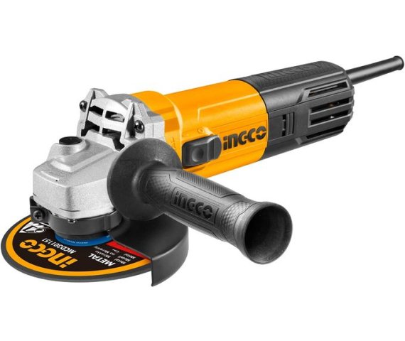 Ingco AG150018 1500W Angle Grinder – Black and Yellow