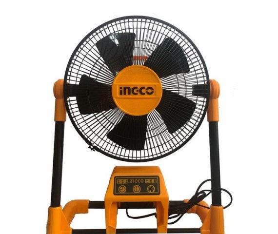 Ingco CFALI2001 Yellow and Black Lithium-Ion Fan