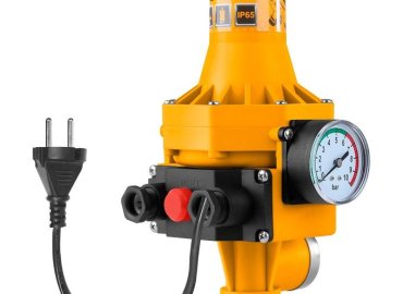 Ingco WAPS002 Automatic Pump Controller – Yellow and Black