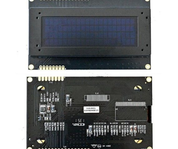 IPS 2.89-Inch 16-Pin Character Display Module with SSD1311 (US2066) IC – Red/Yellow/White/Blue LCD Screen with I2C/Parallel Interface