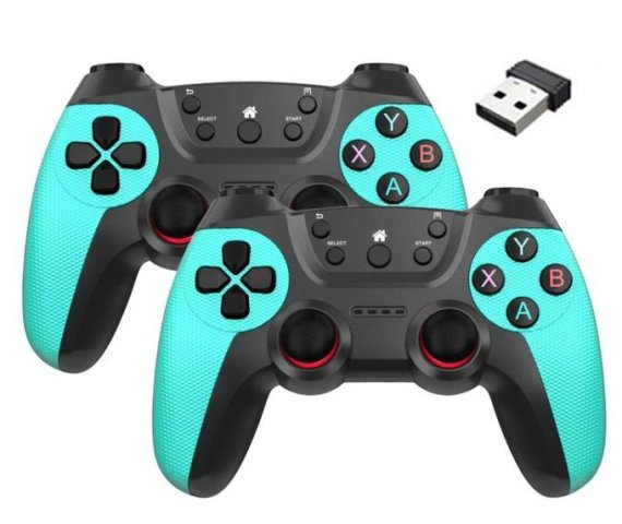 KM-029 Mint 2.4G Dual Wireless Controller – One for Two