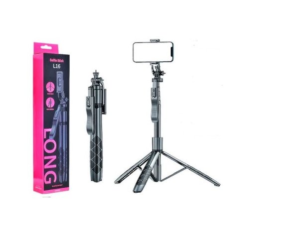 L16 Extended Selfie Stick with Tripod Base for Mobile Phones