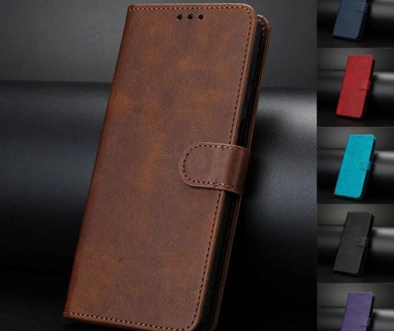 Leather Magnetic Flip Cover Case for OPPO Reno12 Pro, Reno11 F 5G, Reno 12, 11 Pro, and Reno11F – Solid Color Wallet Bag with Skin-Like Texture