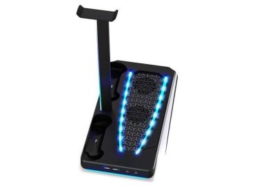 LED Charging Dock Station for PS5 Controller with Built-in Fan