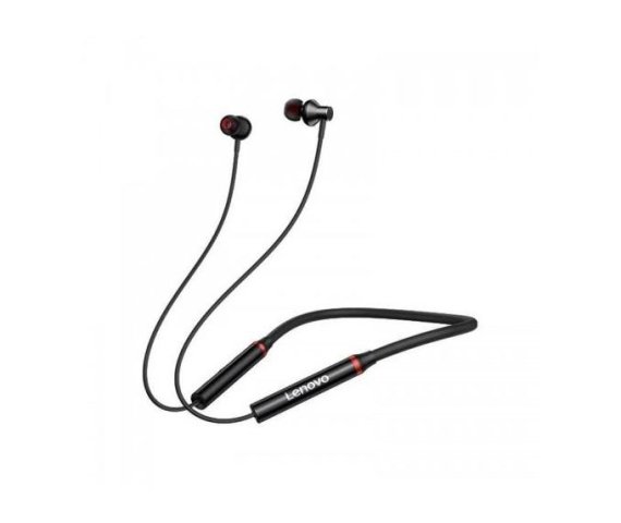 Lenovo HE05 Wireless Neckband Headphones – Black
