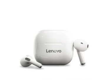 Lenovo LP40 Wireless Earbuds with Bluetooth 5.0 – White