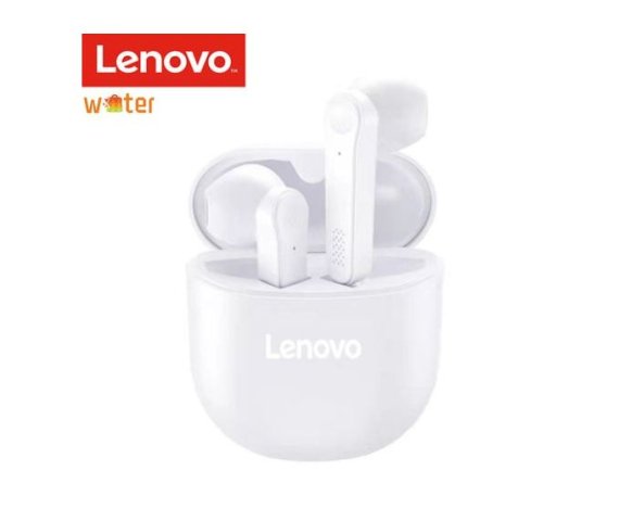 Lenovo PD1 Bluetooth Headset with Touch Control – Semi-Embedded – White