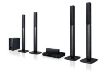 LG 330W 5.1 Channel Home Theater System with Jersey Speakers and Front-Firing Subwoofer