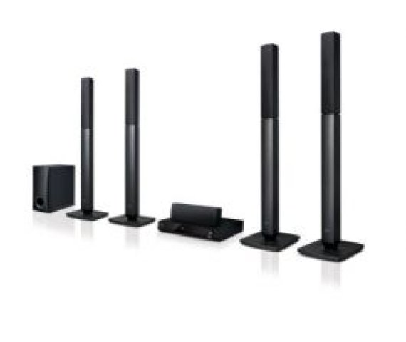 LG 330W 5.1 Channel Home Theater System with Jersey Speakers and Front-Firing Subwoofer