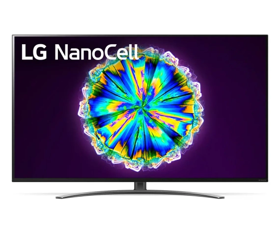 LG 55-Inch NanoCell TV NANO86 Series with Cinema Screen Design, 4K Cinema HDR, WebOS Smart, ThinQ AI, and Local Dimming (Model: 55NANO86VNA)