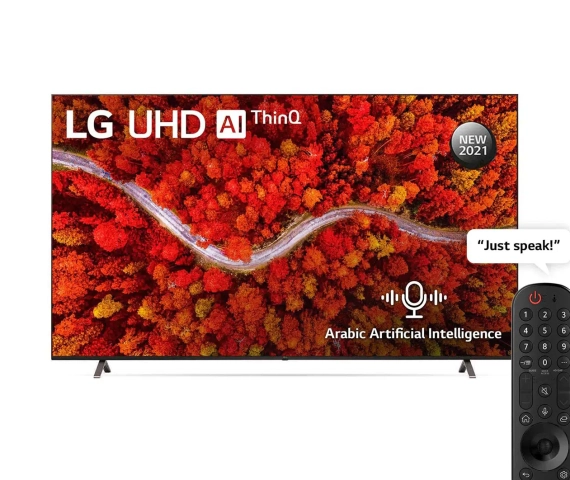 LG UP80 Series 82-Inch UHD 4K Smart TV with Cinema Screen Design, 4K Cinema HDR, webOS, and ThinQ AI